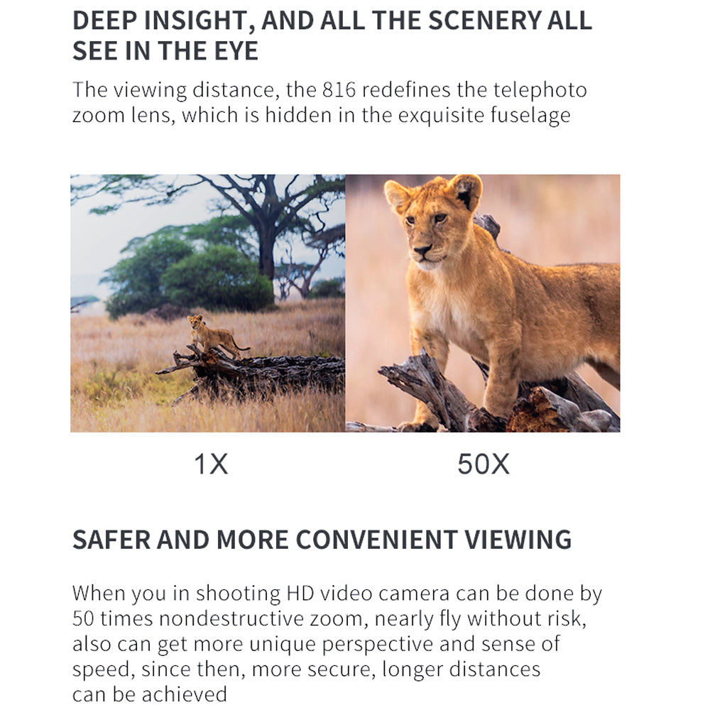 XS816 PocketFly Pro — The Foldable Creator Drone